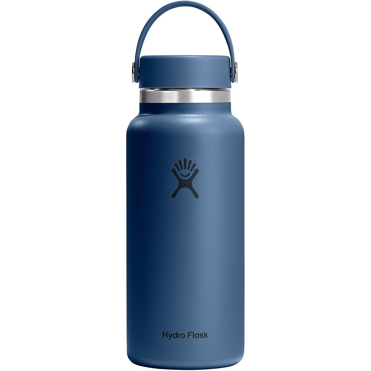 Image of Hydro Flask 32oz Wide Mouth Flex Cap 2.0 Water Bottle Harbor Blue, One Size