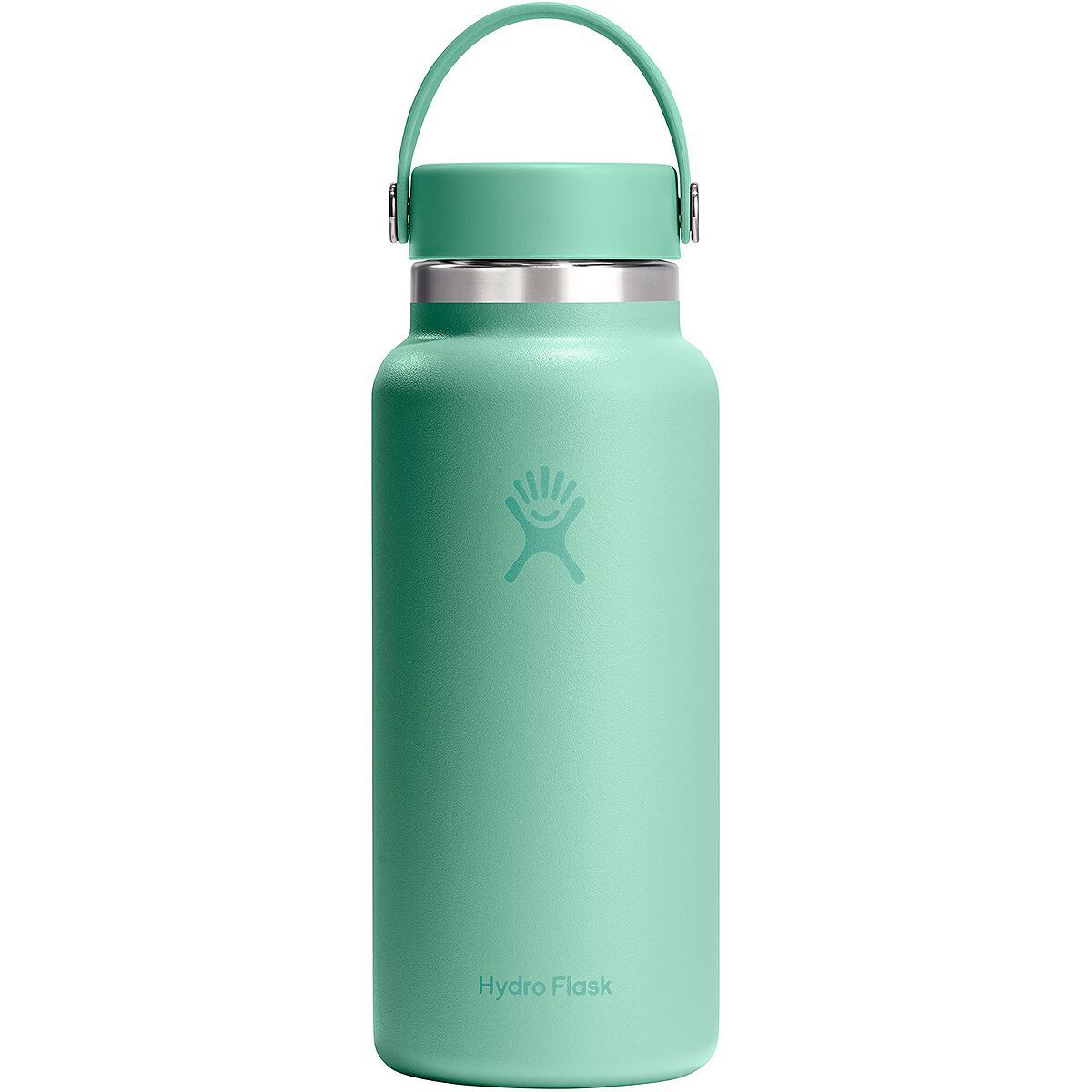 Image of Hydro Flask 32oz Wide Mouth Flex Cap 2.0 Water Bottle Mermaid Green, One Size
