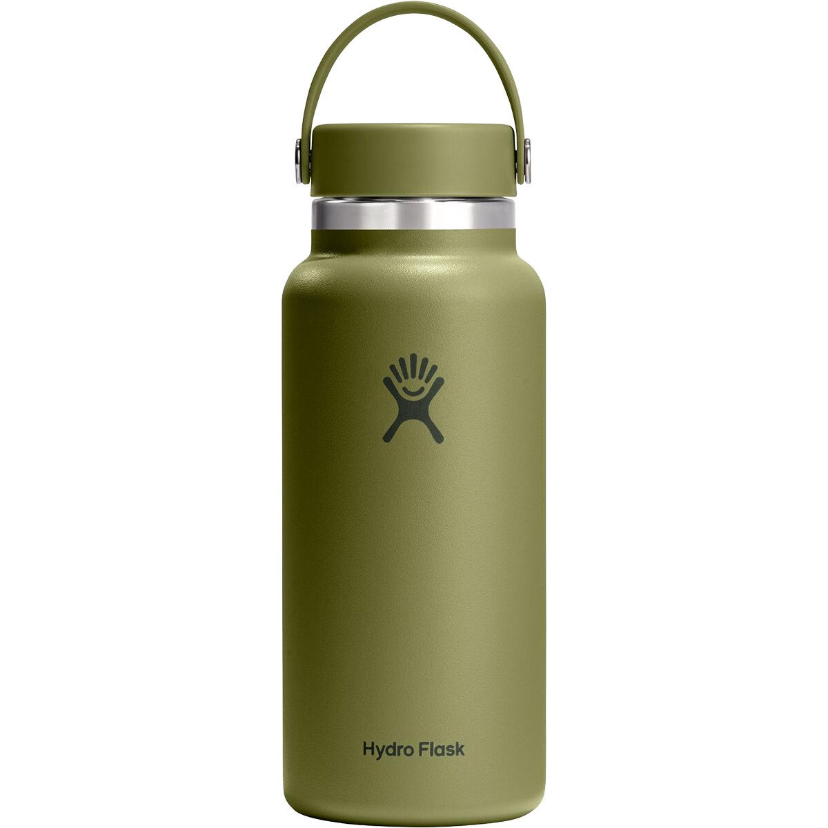 Image of Hydro Flask 32oz Wide Mouth Flex Cap 2.0 Water Bottle Palmer Green, One Size