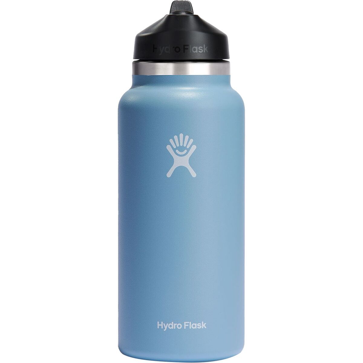 Image of Hydro Flask 32oz Wide Mouth Straw Lid 2.0 Water Bottle Rain, One Size