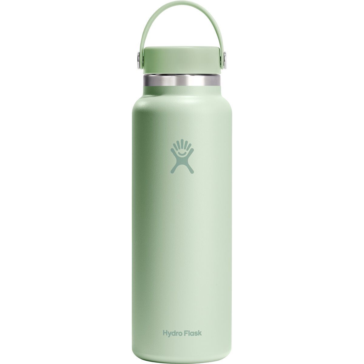 Image of Hydro Flask 40oz Wide Mouth Flex Cap 2.0 Water Bottle Aloe, One Size