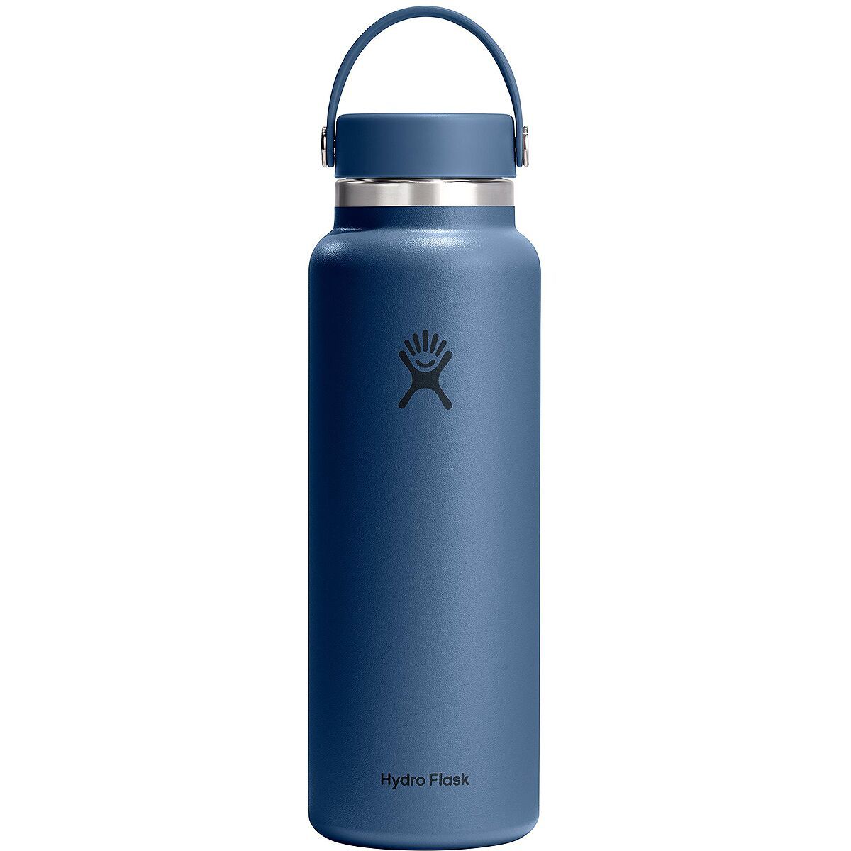 Image of Hydro Flask 40oz Wide Mouth Flex Cap 2.0 Water Bottle Harbor Blue, One Size