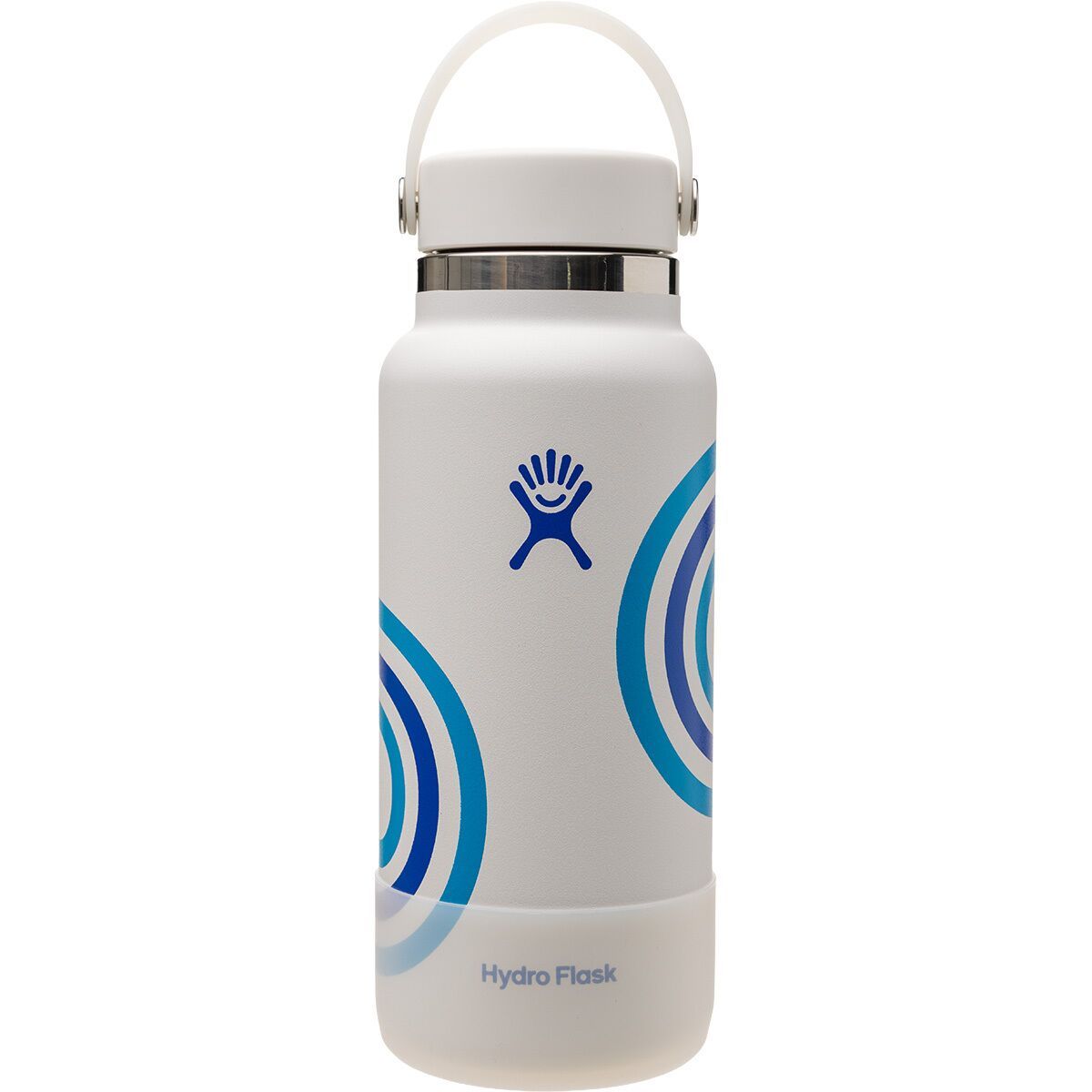 Image of Hydro Flask 32oz Wide Mouth Flex Cap and Boot Water Bottle Whitecap, One Size