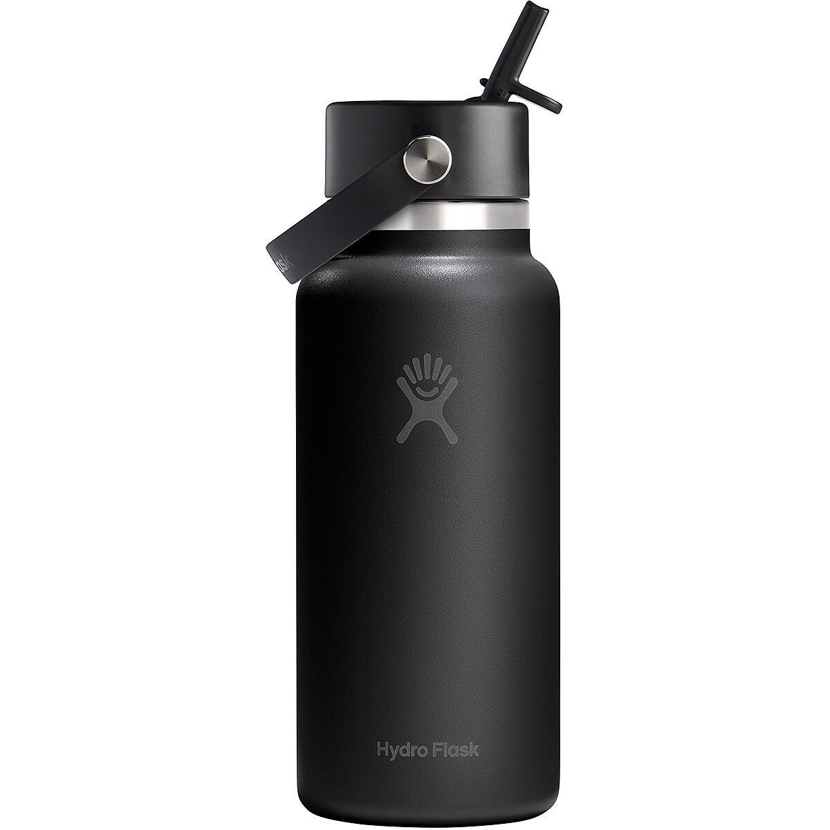 Image of Hydro Flask 32oz Wide Mouth Flex Straw Water Bottle Black2, One Size