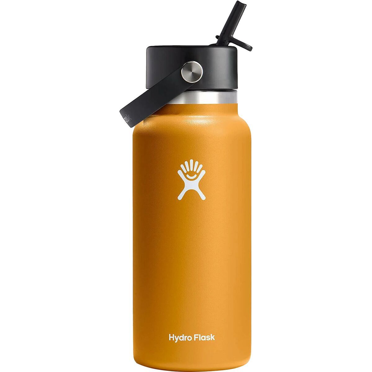 Image of Hydro Flask 32oz Wide Mouth Flex Straw Water Bottle Fossil, One Size
