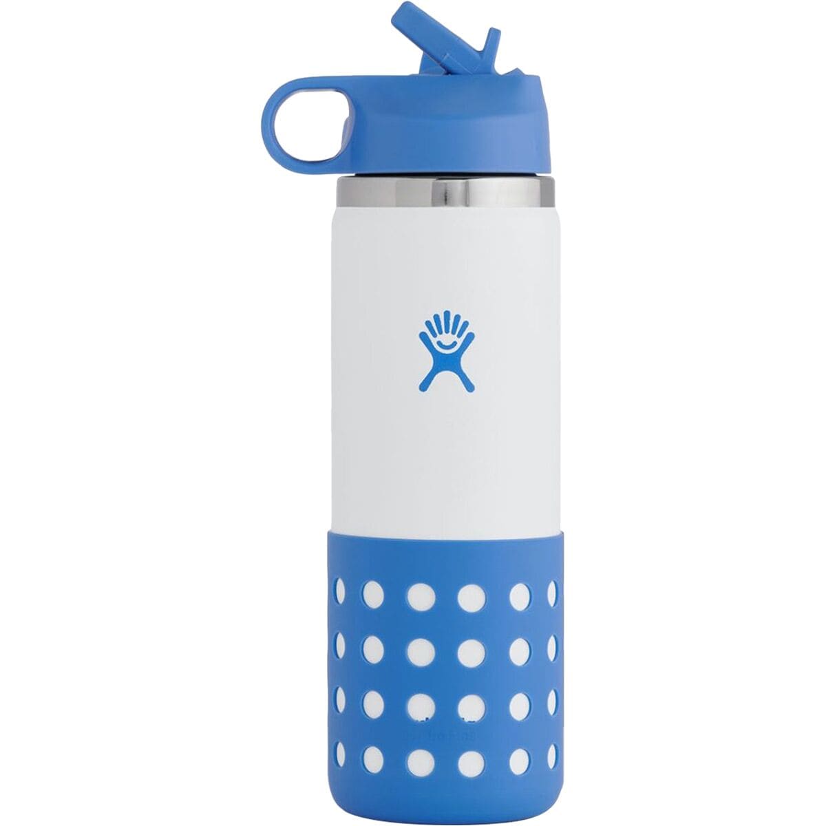 Hydro Flask 20 Oz Wide Mouth Hydro Flip Top With Straw Pacific Blue