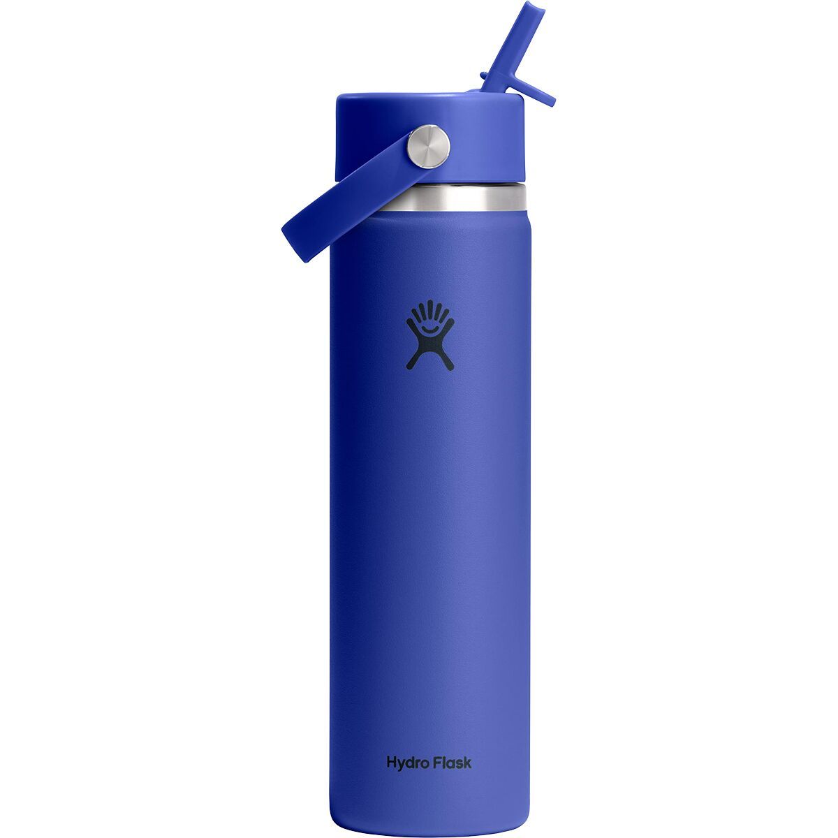Image of Hydro Flask 24oz Wide Flex Straw Cap Capri Blue, One Size