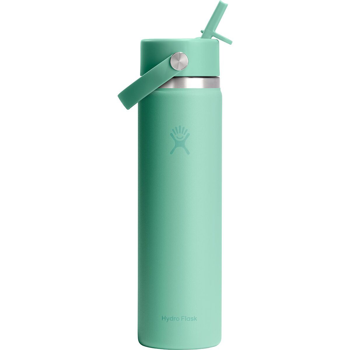 Image of Hydro Flask 24oz Wide Flex Straw Cap Mermaid Green, One Size