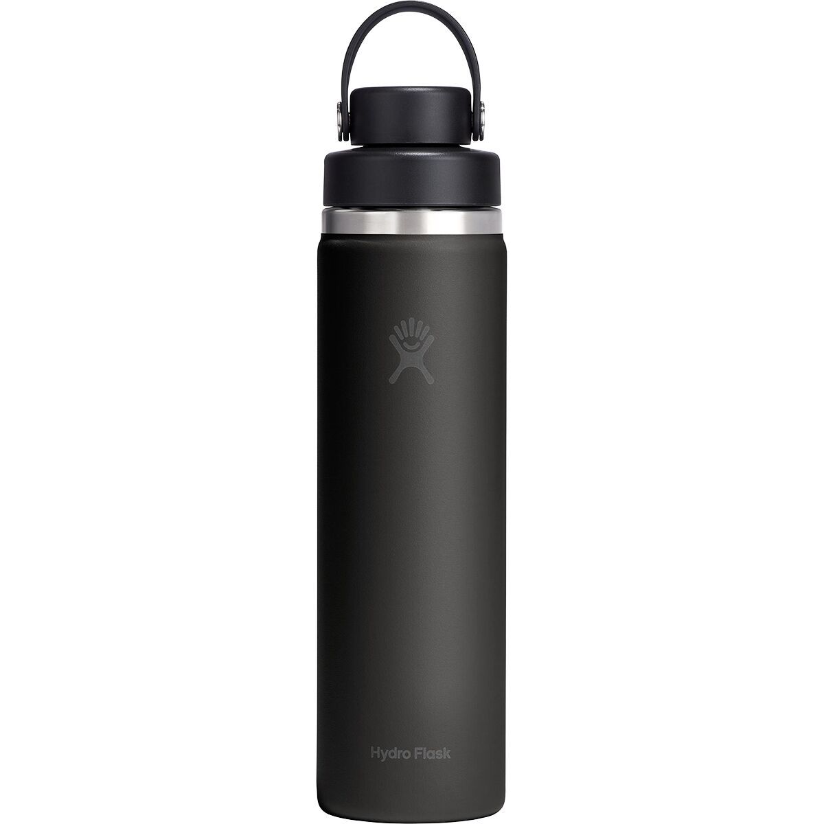 Image of Hydro Flask 24oz Wide Mouth Water Bottle + Chug Cap Black2, One Size