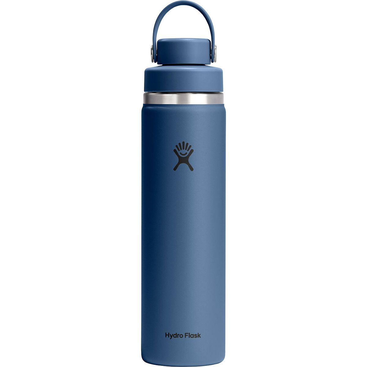 Image of Hydro Flask 24oz Wide Mouth Water Bottle + Chug Cap Harbor Blue, One Size