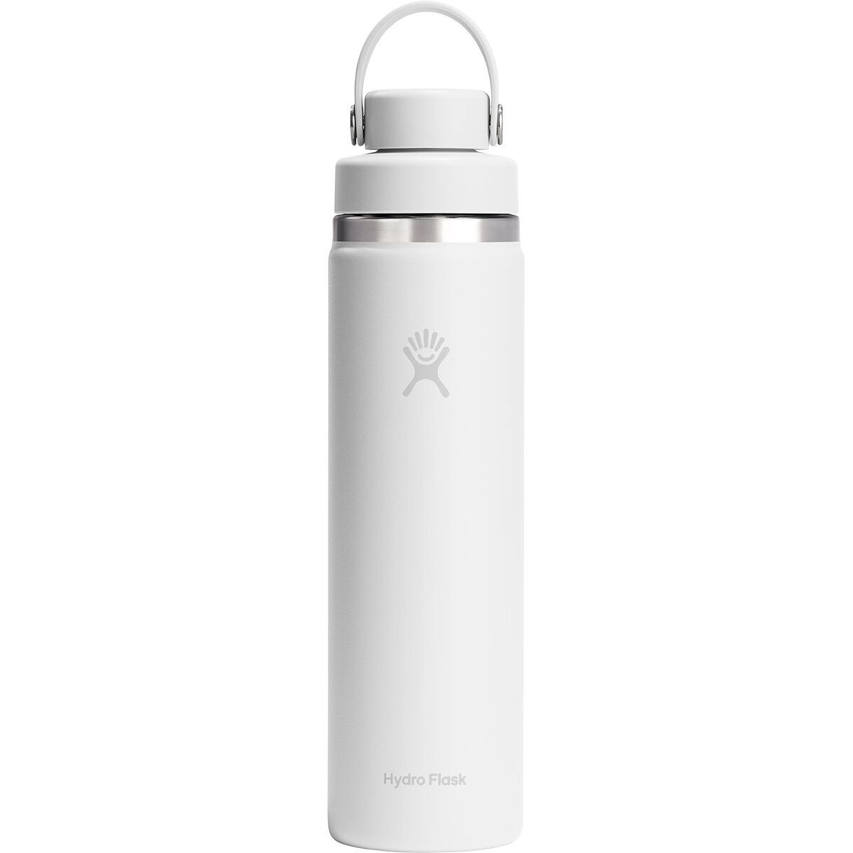 Image of Hydro Flask 24oz Wide Mouth Water Bottle + Chug Cap White2, One Size