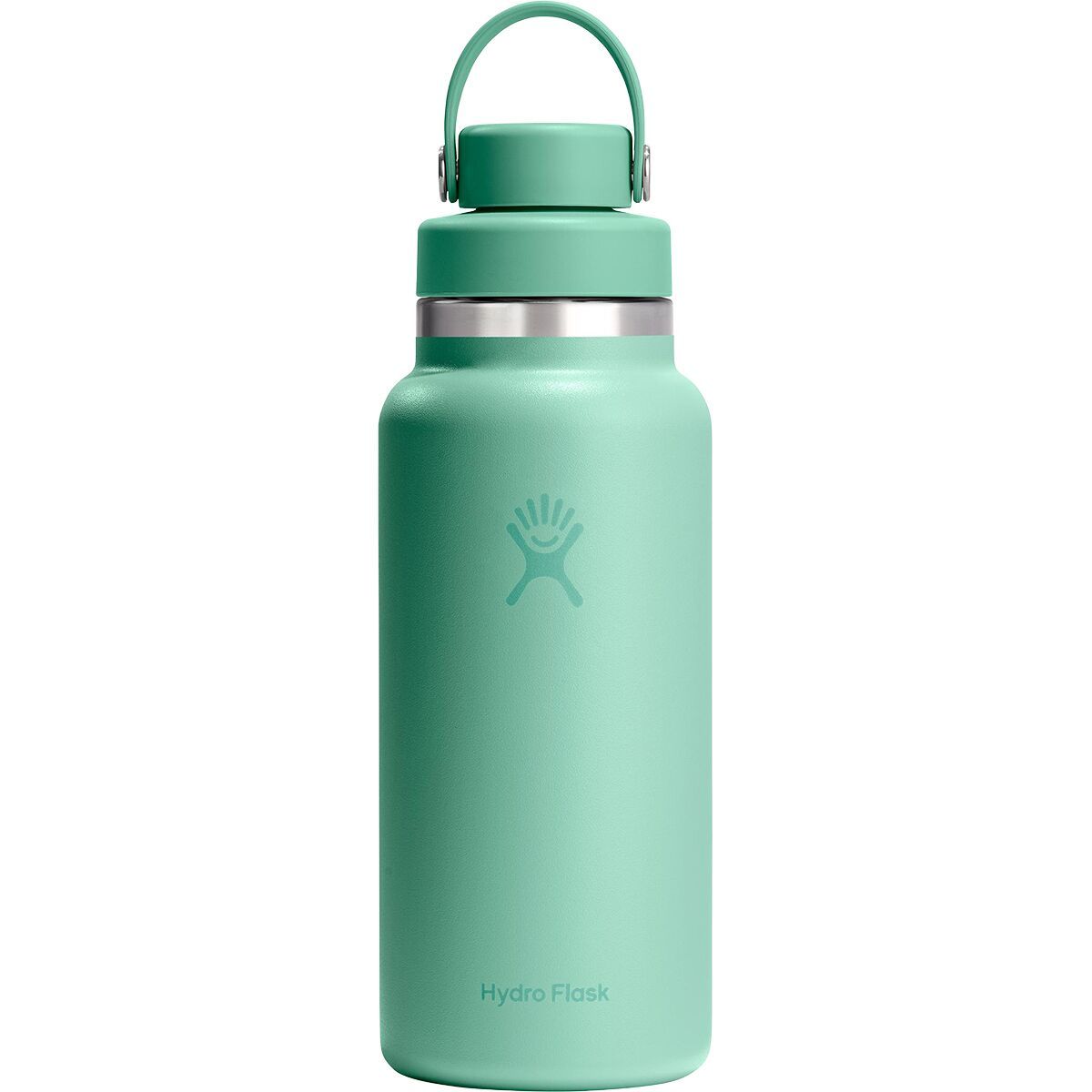 Image of Hydro Flask 32oz Wide Mouth Water Bottle + Chug Cap Mermaid Green, One Size
