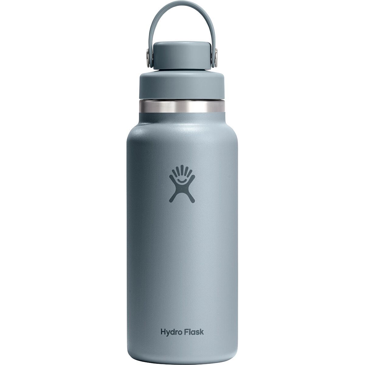 Image of Hydro Flask 32oz Wide Mouth Water Bottle + Chug Cap Shale Gray, One Size
