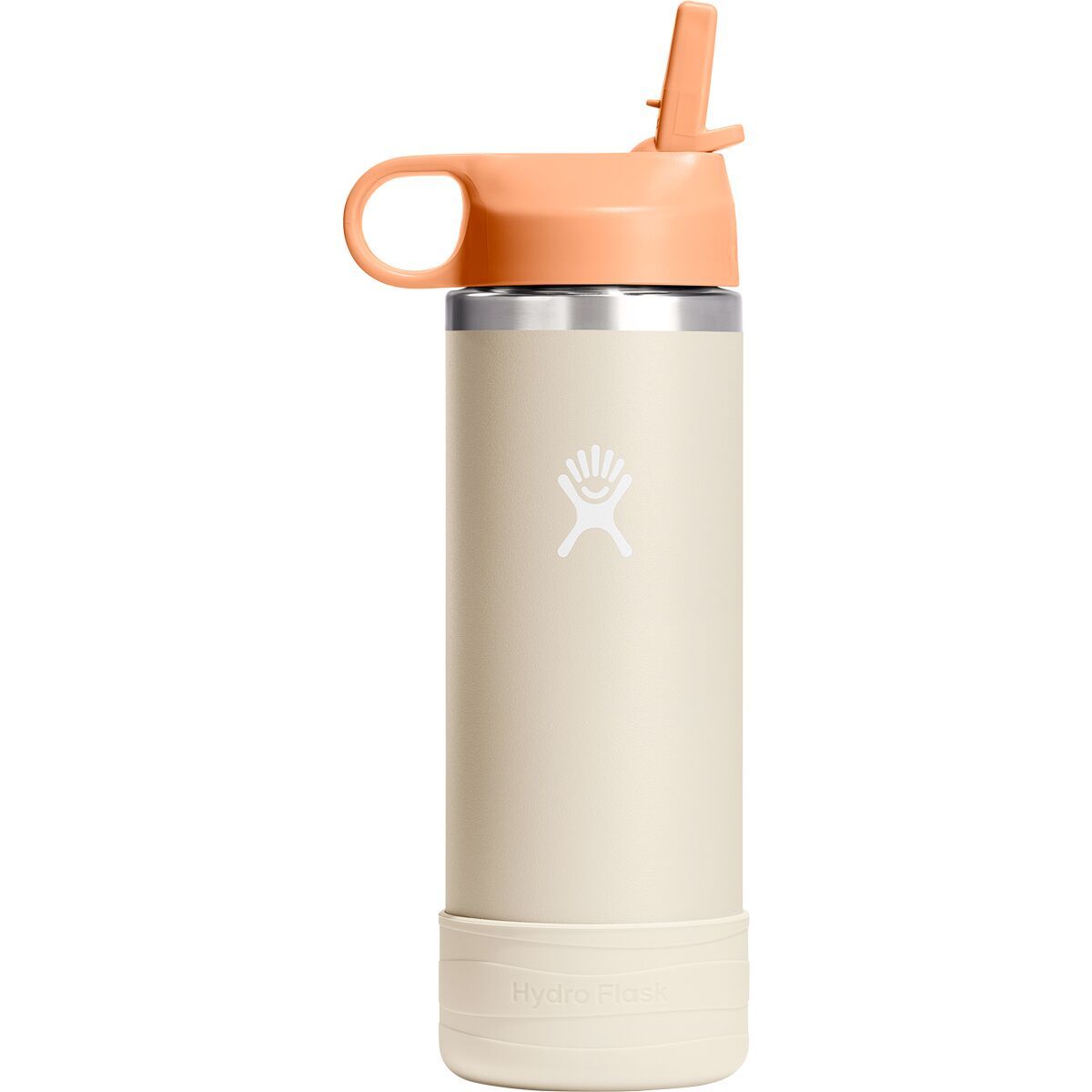 Image of Hydro Flask 18oz Wide Mouth Flex Straw & Boot - Kids' Coconut, One Size