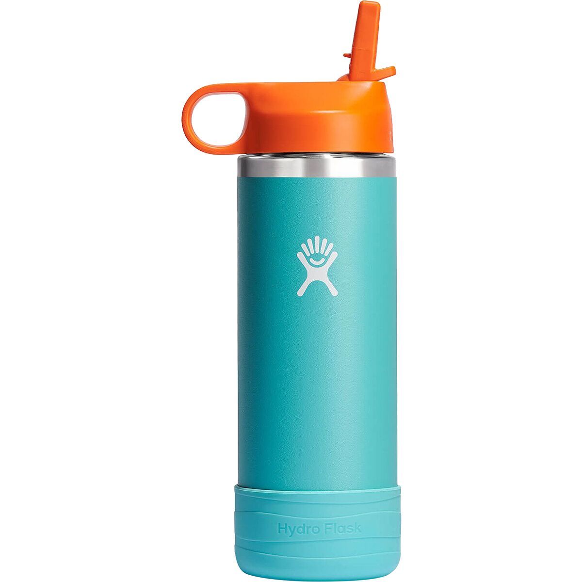 Image of Hydro Flask 18oz Wide Mouth Flex Straw & Boot - Kids' Seaspray, One Size