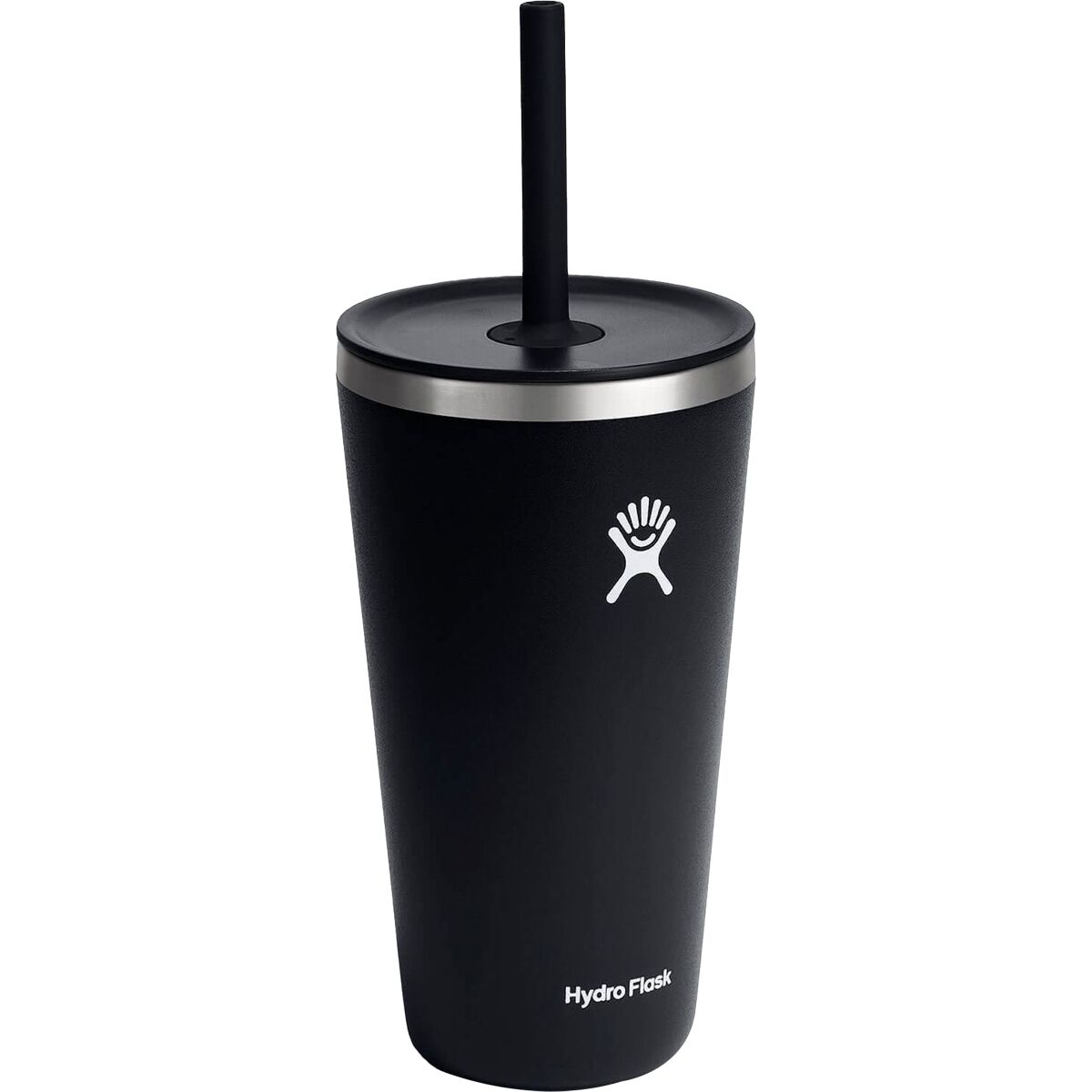 Image of Hydro Flask 28oz All Around Tumbler Straw Lid Black, One Size
