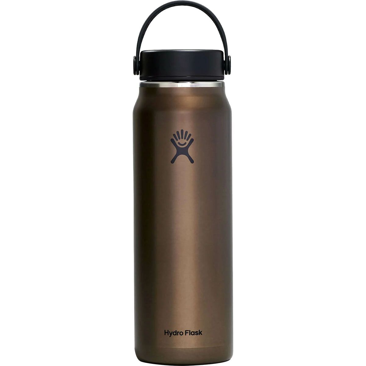 Hydro Flask 32oz Lightweight Wide Mouth Flex Cap Trail Water Bottle Obsidian, One Size
