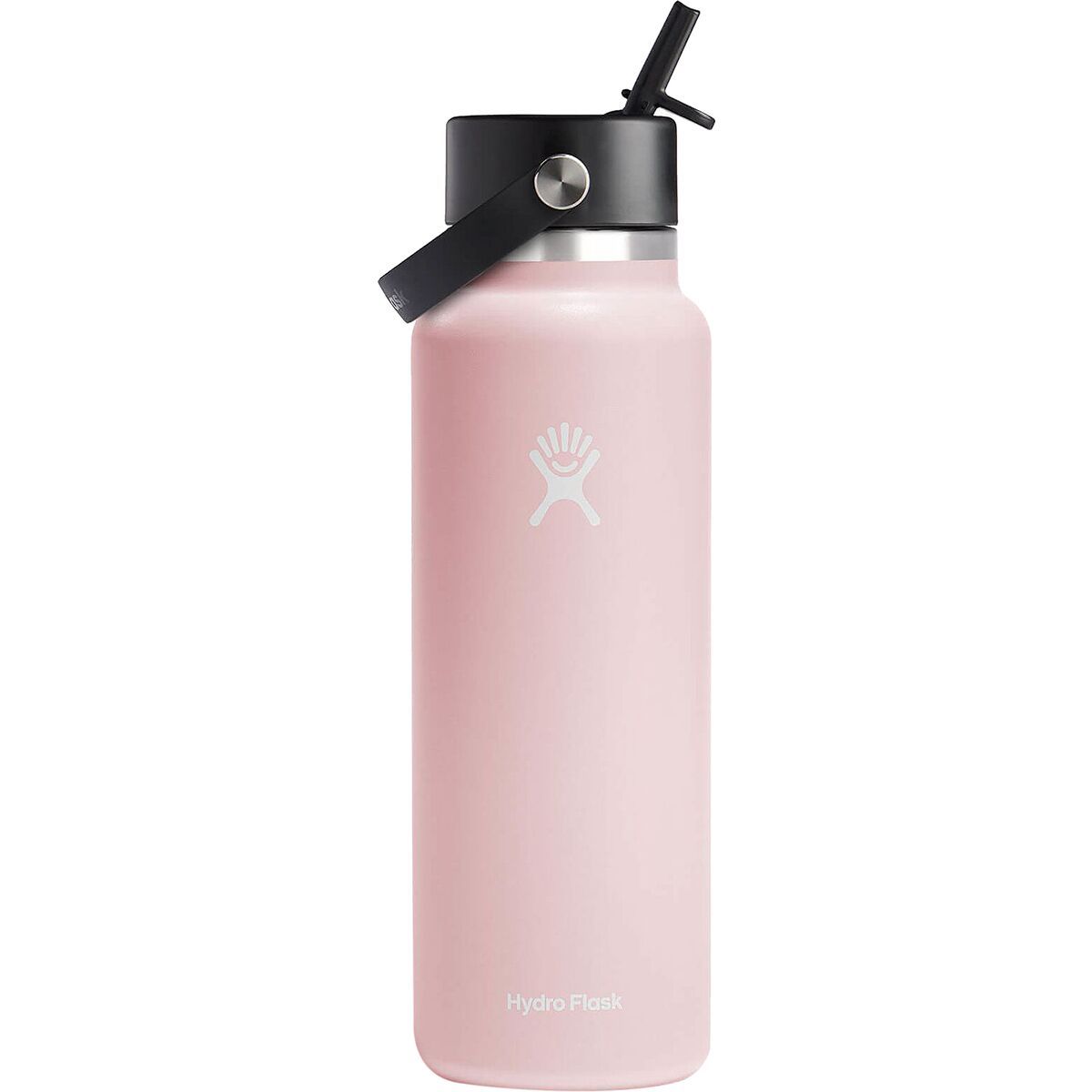 Hydro Flask 40oz Wide Mouth Water Bottle + Flex Straw Cap Trillium, One Size