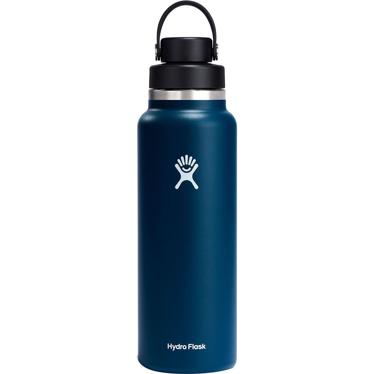 Hydro Flask 40oz Wide Mouth Water Bottle + Flex Chug Cap Indigo, One Size