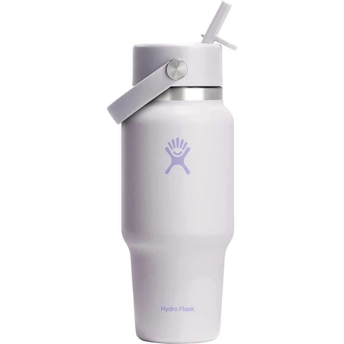 Image of Hydro Flask 24oz Wide Flex Straw Travel Bottle Cloud Pink, One Size