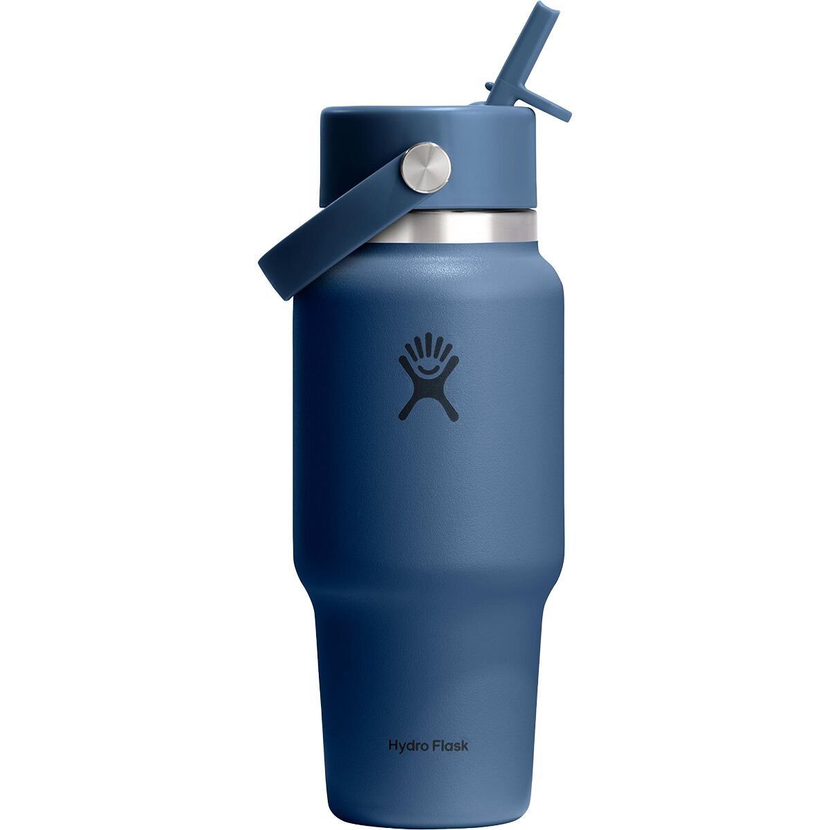 Image of Hydro Flask 24oz Wide Flex Straw Travel Bottle Harbor Blue, One Size