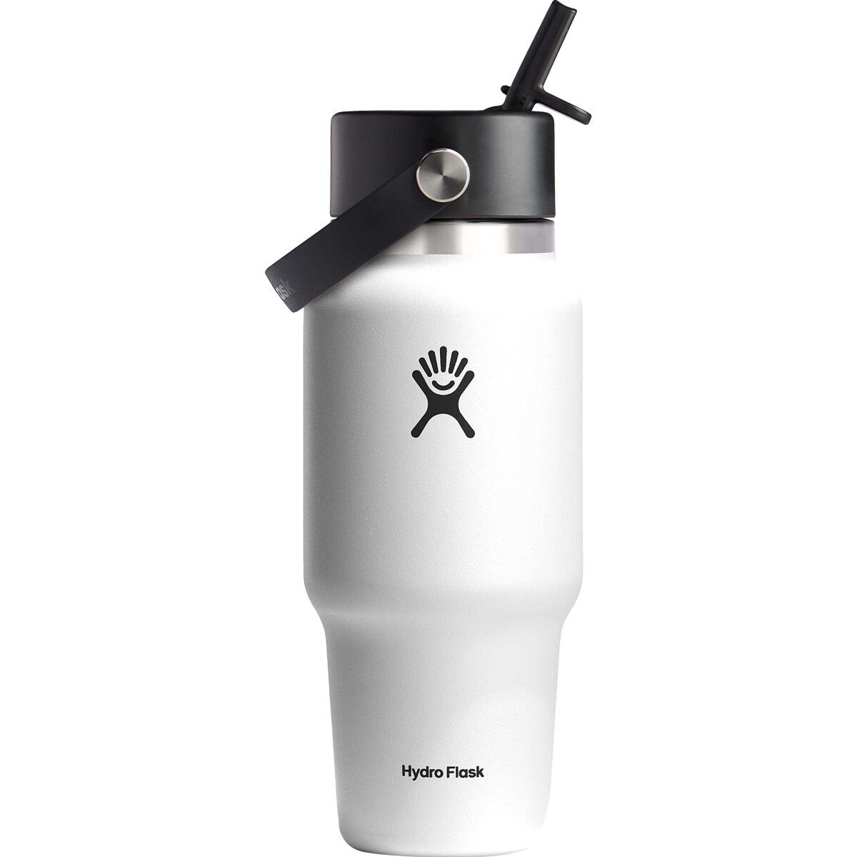 Image of Hydro Flask 24oz Wide Flex Straw Travel Bottle White, One Size