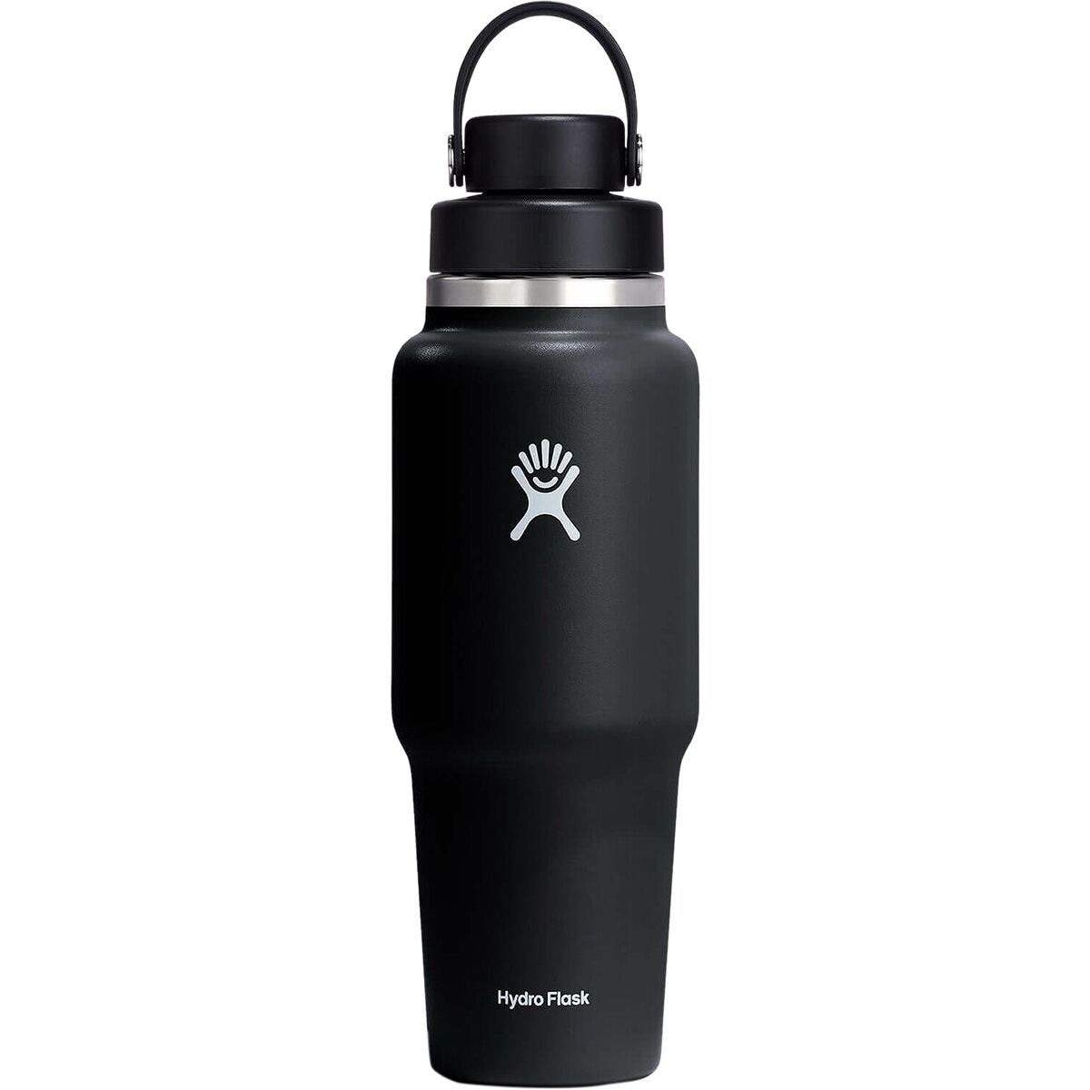 Image of Hydro Flask 32oz Wide Mouth Flex Chug Cap Travel Water Bottle Black, One Size