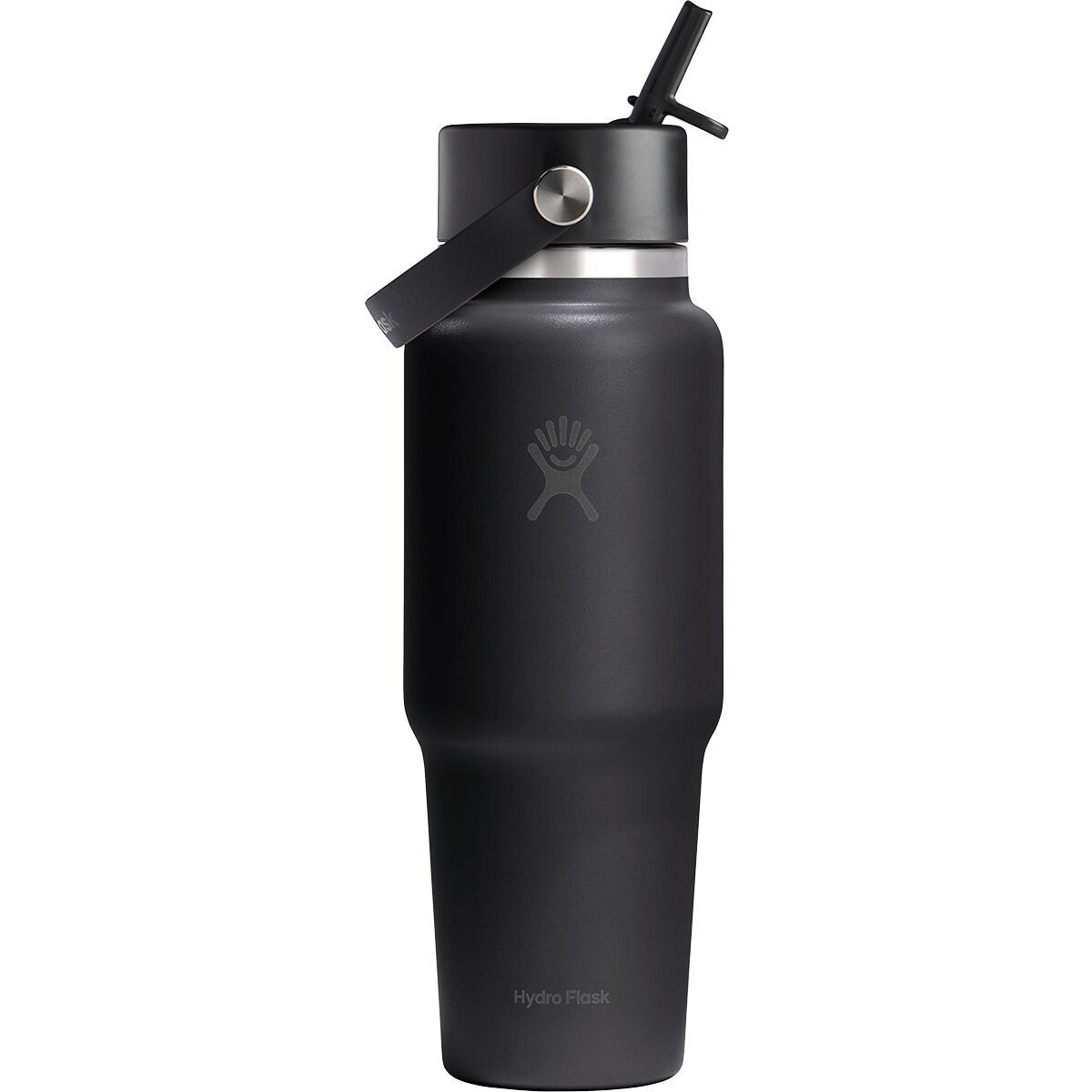 Image of Hydro Flask 32oz Wide Mouth Flex Straw Cap Travel Water Bottle Black2, One Size
