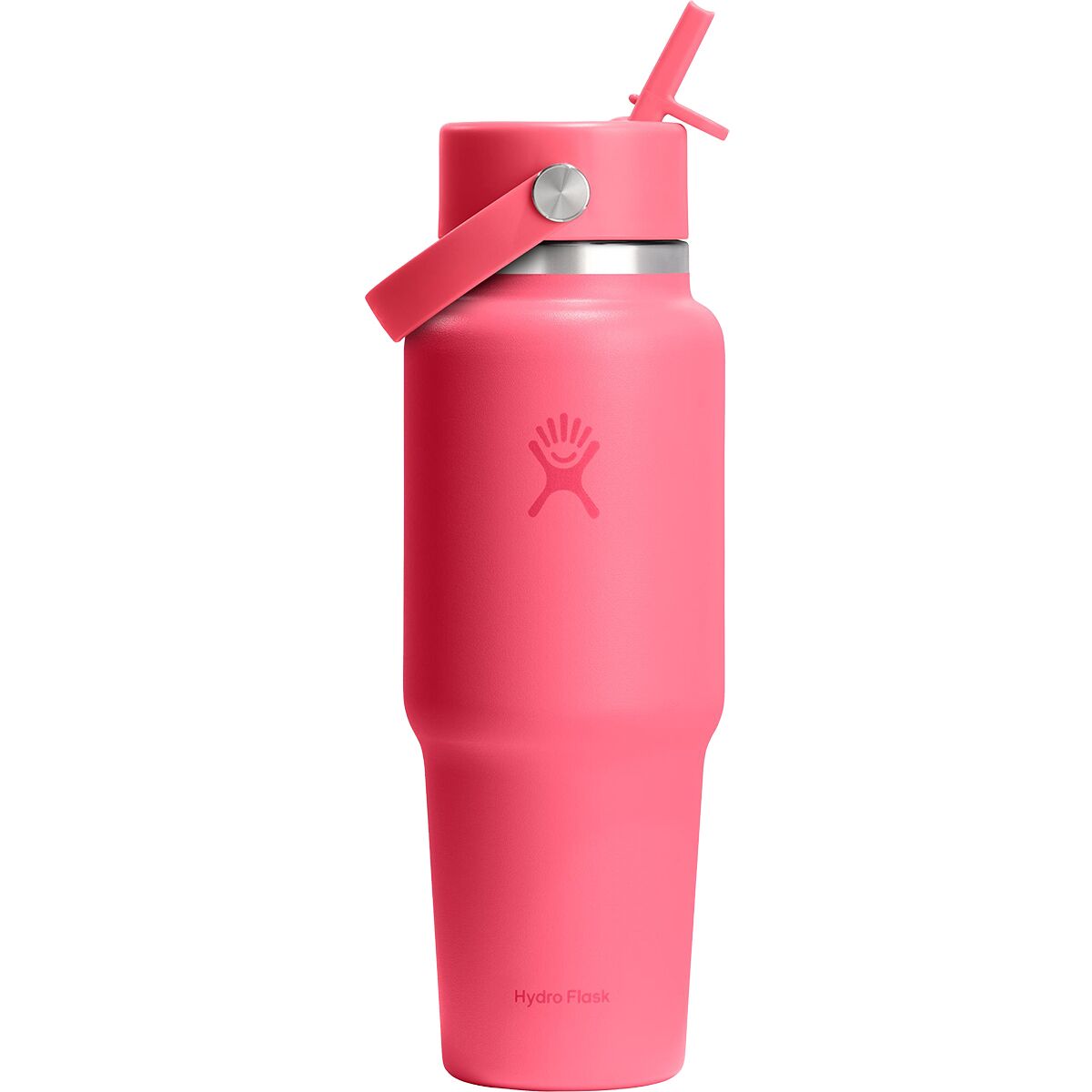 Image of Hydro Flask 32oz Wide Mouth Flex Straw Cap Travel Water Bottle Popstar Pink, One Size