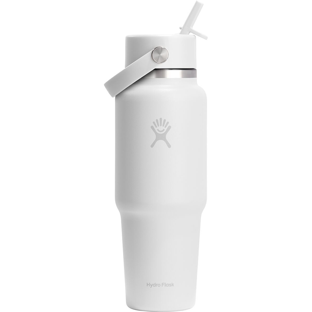Image of Hydro Flask 32oz Wide Mouth Flex Straw Cap Travel Water Bottle White2, One Size