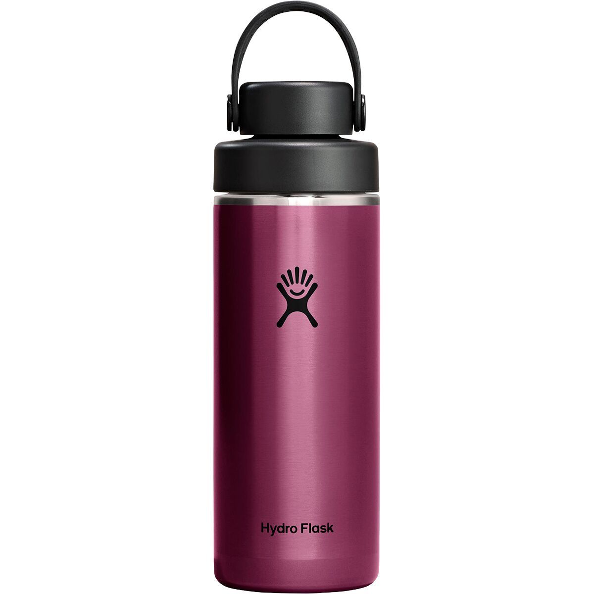 Image of Hydro Flask Lightweight Wide Mouth Chug Cap 16oz Water Bottle Garnet Red, One Size