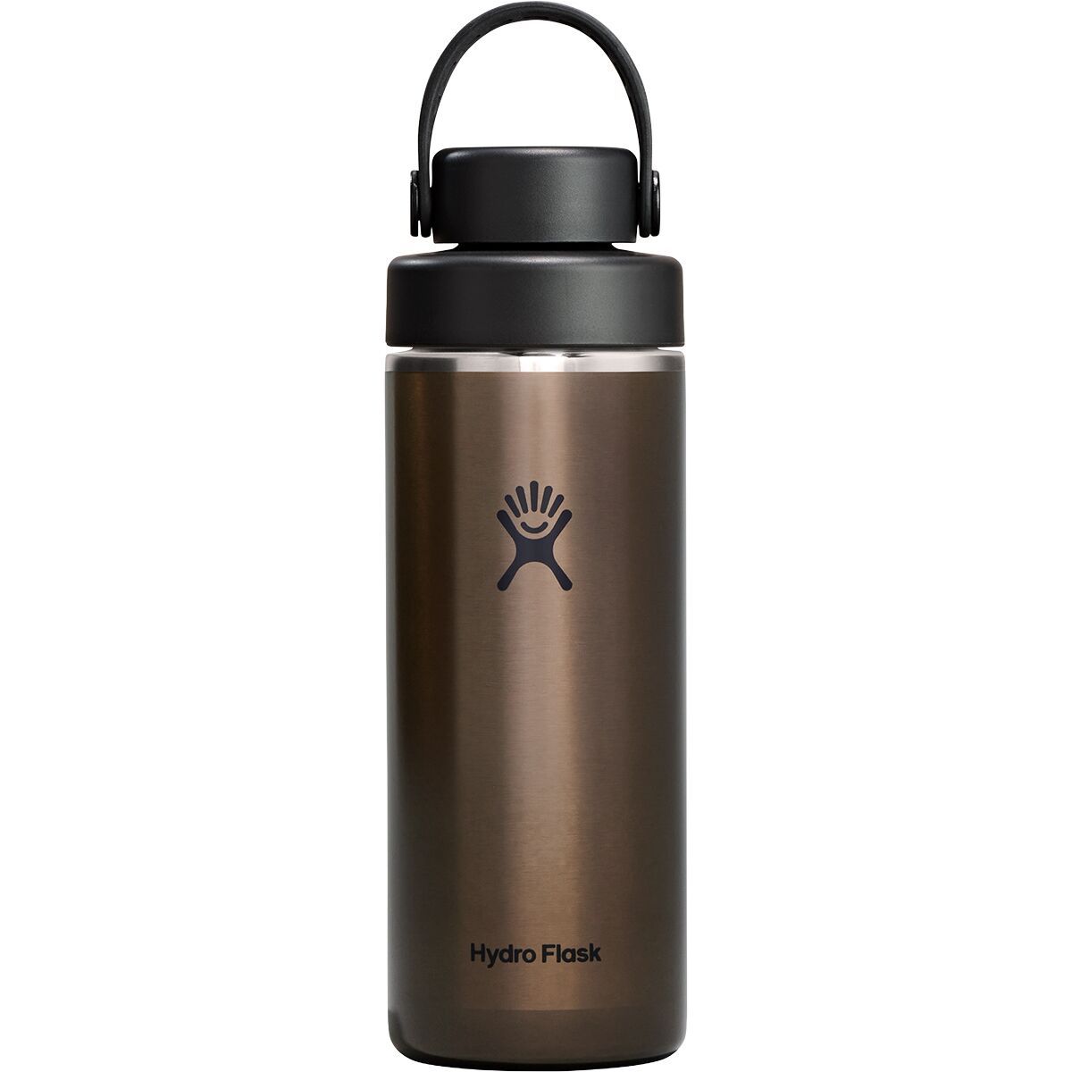 Image of Hydro Flask Lightweight Wide Mouth Chug Cap 16oz Water Bottle Obsidian, One Size