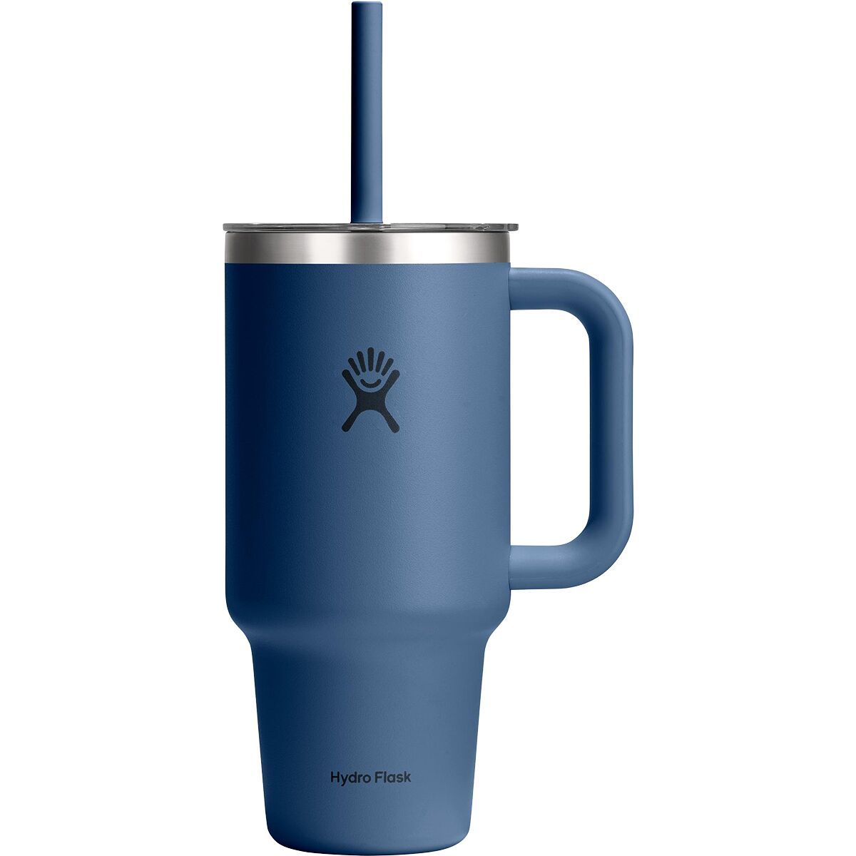 Image of Hydro Flask 32oz Travel Tumbler + Clear Lid Harbor Blue, One Size