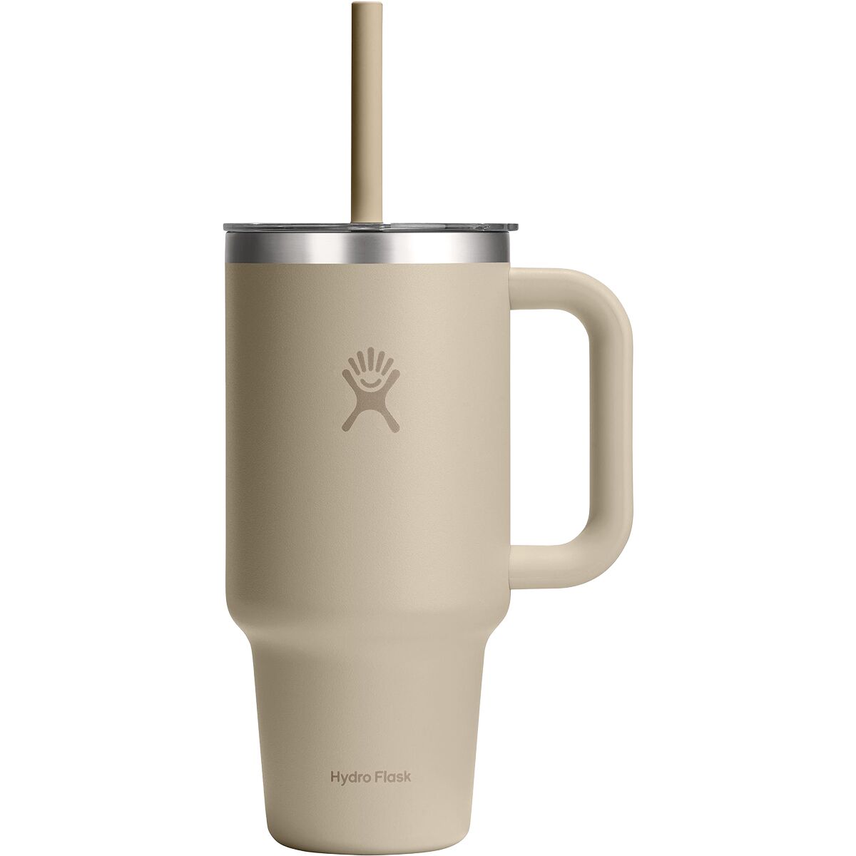 Image of Hydro Flask 32oz Travel Tumbler + Clear Lid Oat, One Size