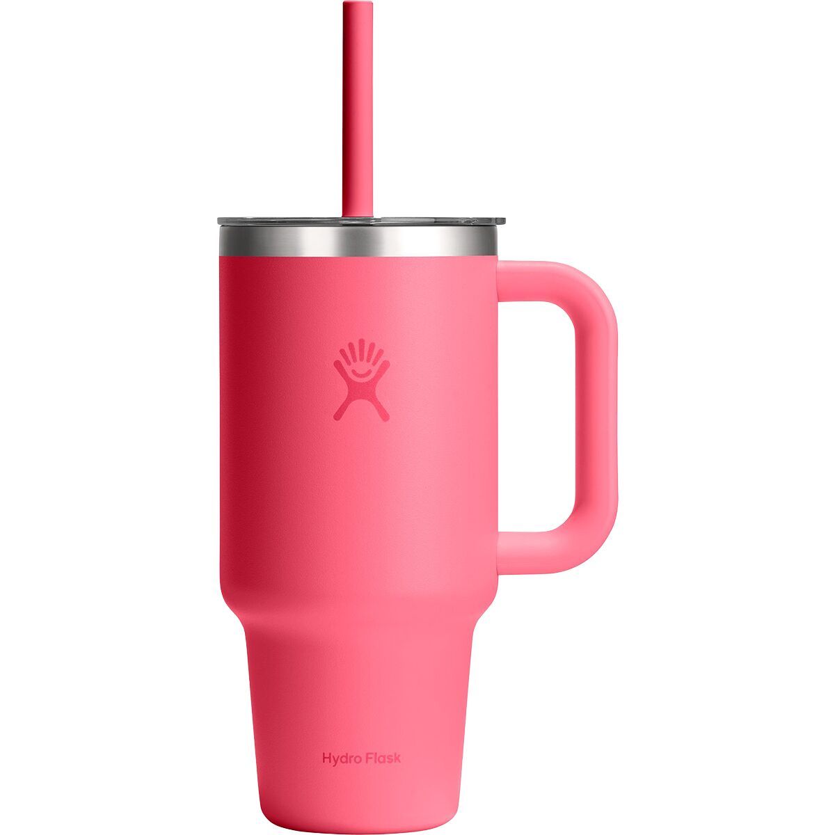Image of Hydro Flask 32oz Travel Tumbler + Clear Lid Popstar Pink, One Size