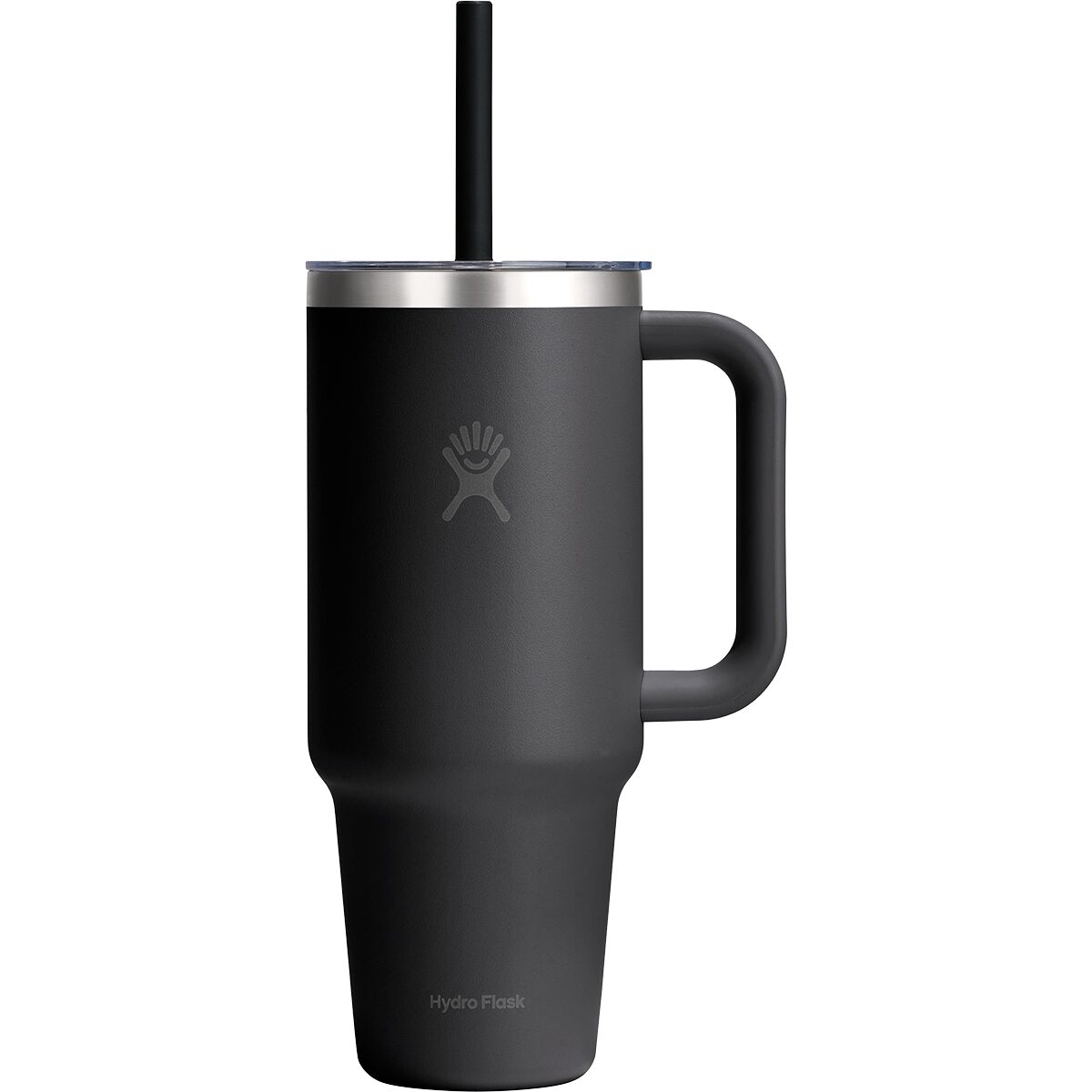 Image of Hydro Flask 40oz Travel Tumbler + Clear Lid Black, One Size