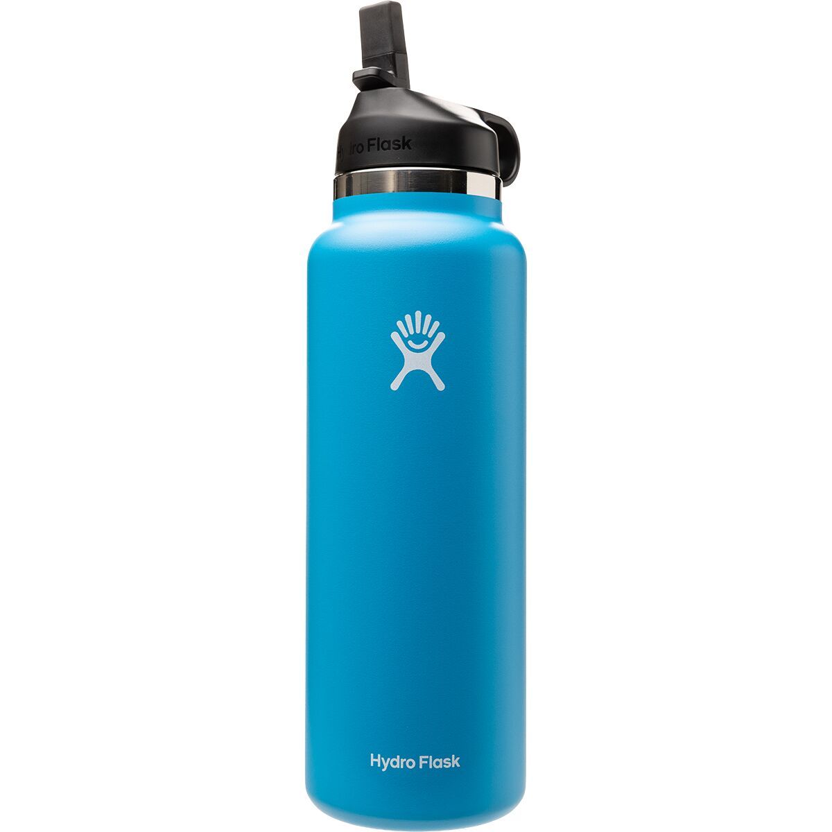 Image of Hydro Flask 40oz Wide Mouth Straw Lid 2.0 Water Bottle Pacific, One Size