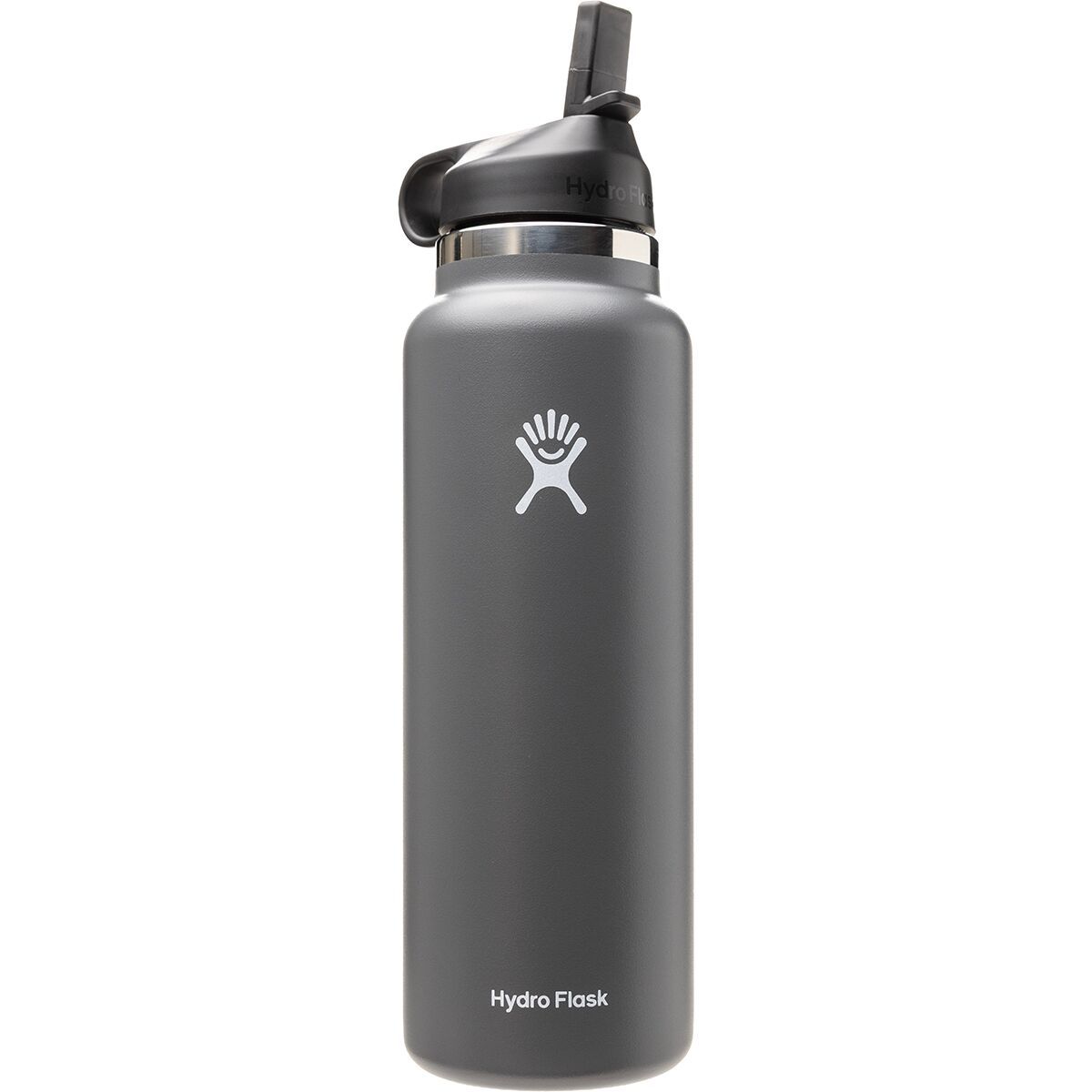 Image of Hydro Flask 40oz Wide Mouth Straw Lid 2.0 Water Bottle Stone, One Size