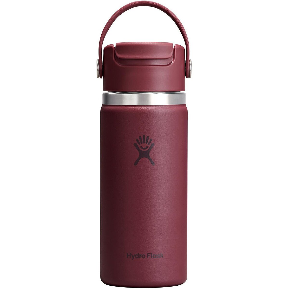 Image of Hydro Flask 16oz Travel Mug - Flip Sip Cap Burgundy, One Size