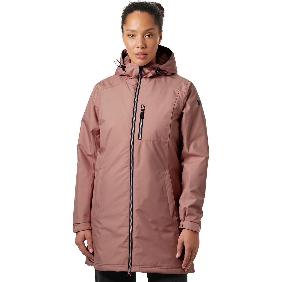 Image of Helly Hansen Long Belfast Winter Insulated Jacket - Women's Ash Rose, S