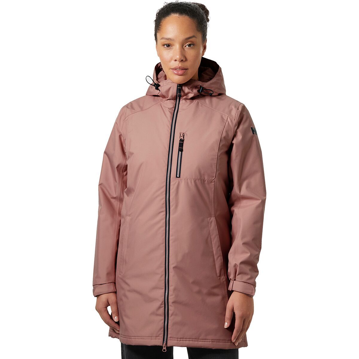 Image of Helly Hansen Long Belfast Winter Insulated Jacket - Women's Ash Rose, XS