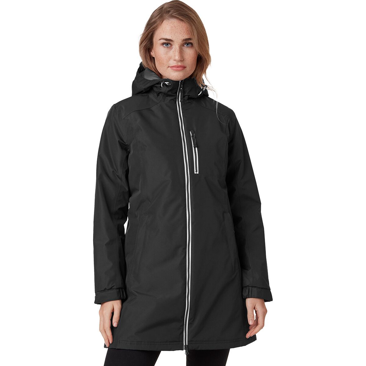 Image of Helly Hansen Long Belfast Winter Insulated Jacket - Women's Black, XS