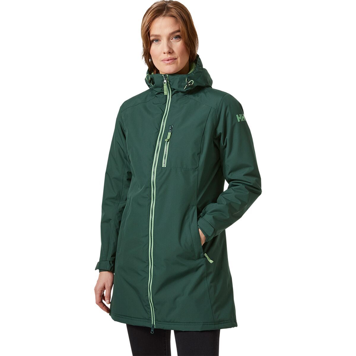 Helly Hansen Long Belfast Winter Insulated Jacket - Women's Darkest Spruce, 4XL