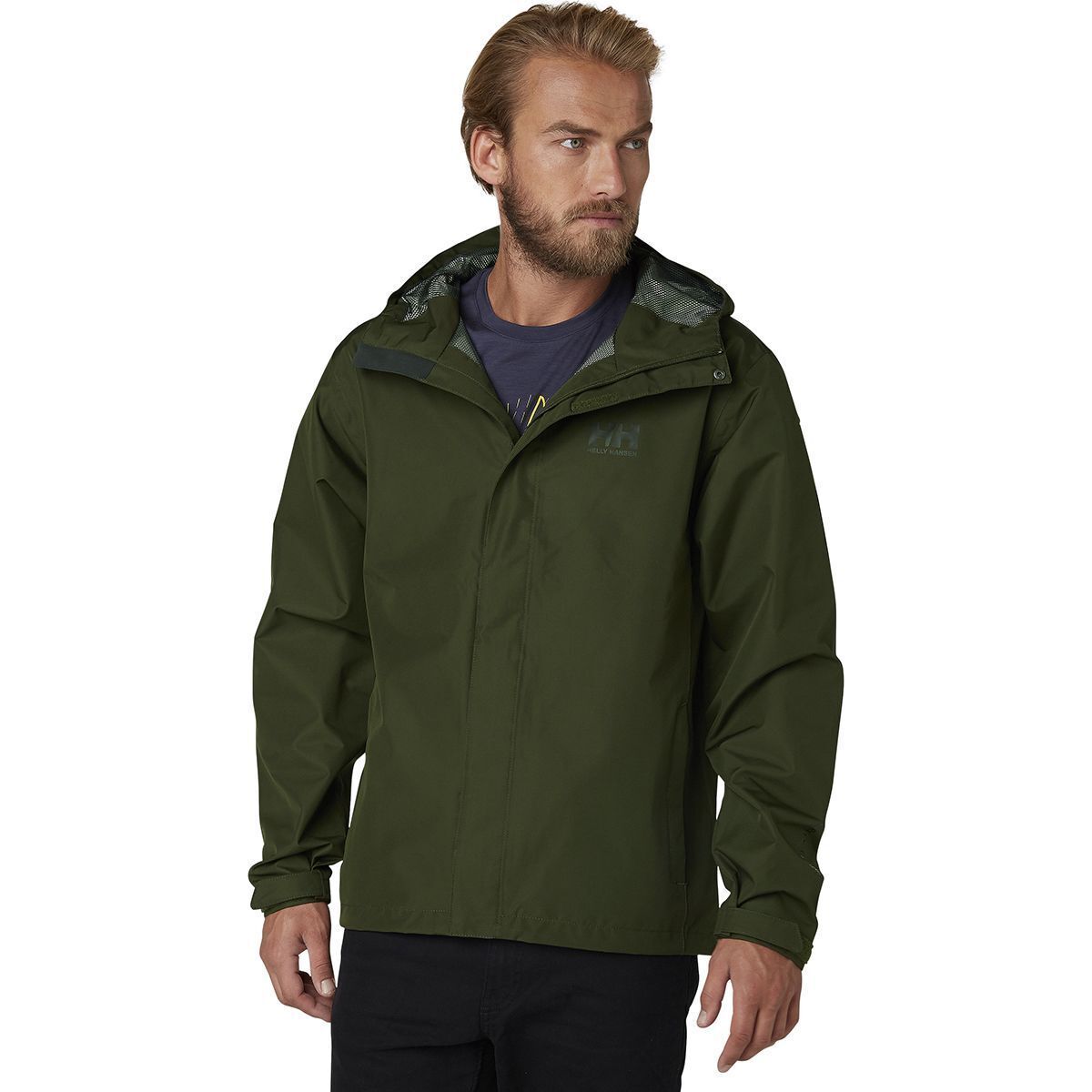 Helly Hansen Seven J Jacket - Men's Forest Night, L