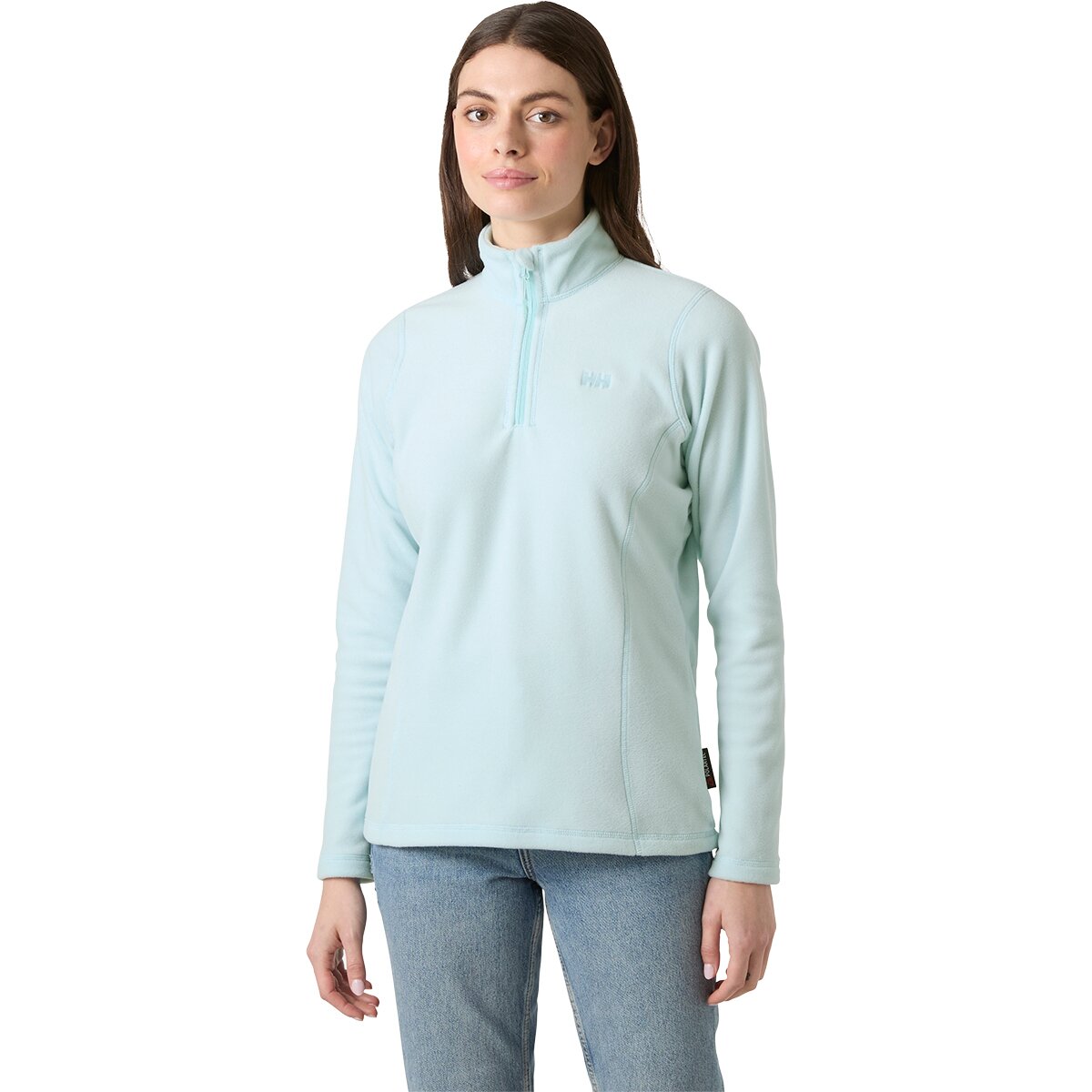 Image of Helly Hansen Daybreaker Half-Zip Fleece Top - Women's Barely Blue, XL