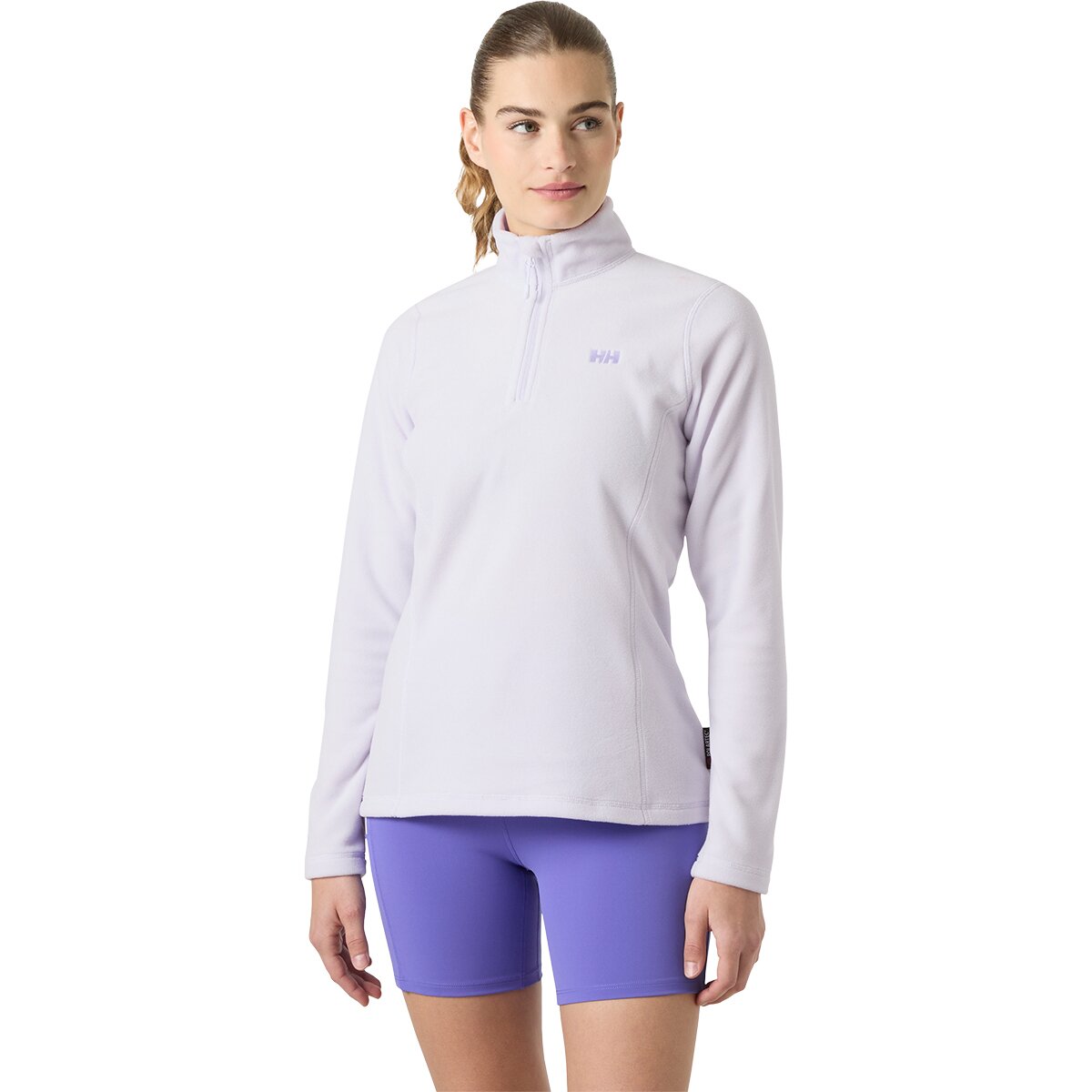 Image of Helly Hansen Daybreaker Half-Zip Fleece Top - Women's Even Light Purple, XS