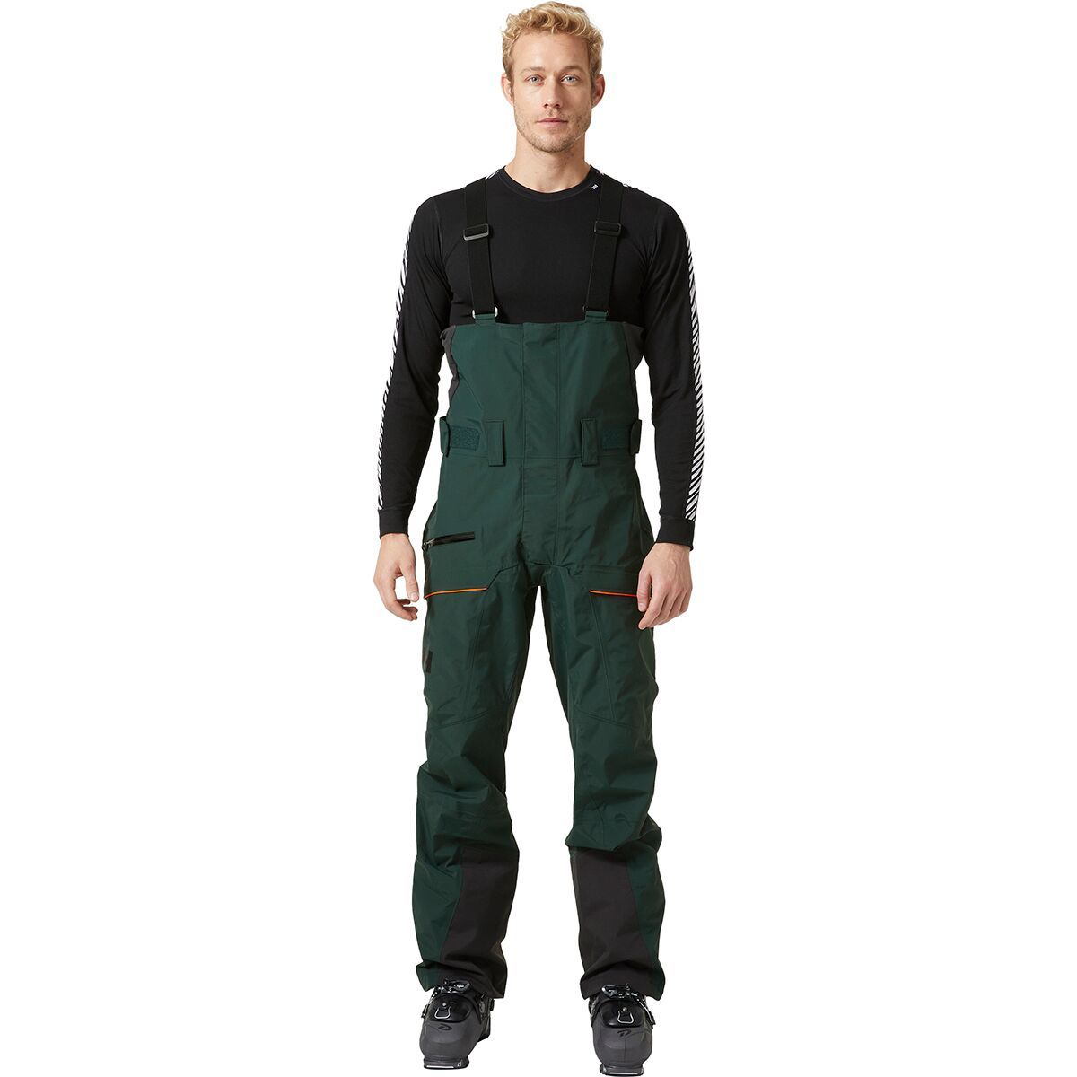 Helly Hansen Sogn Bib Shell Pant - Men's Darkest Spruce, L