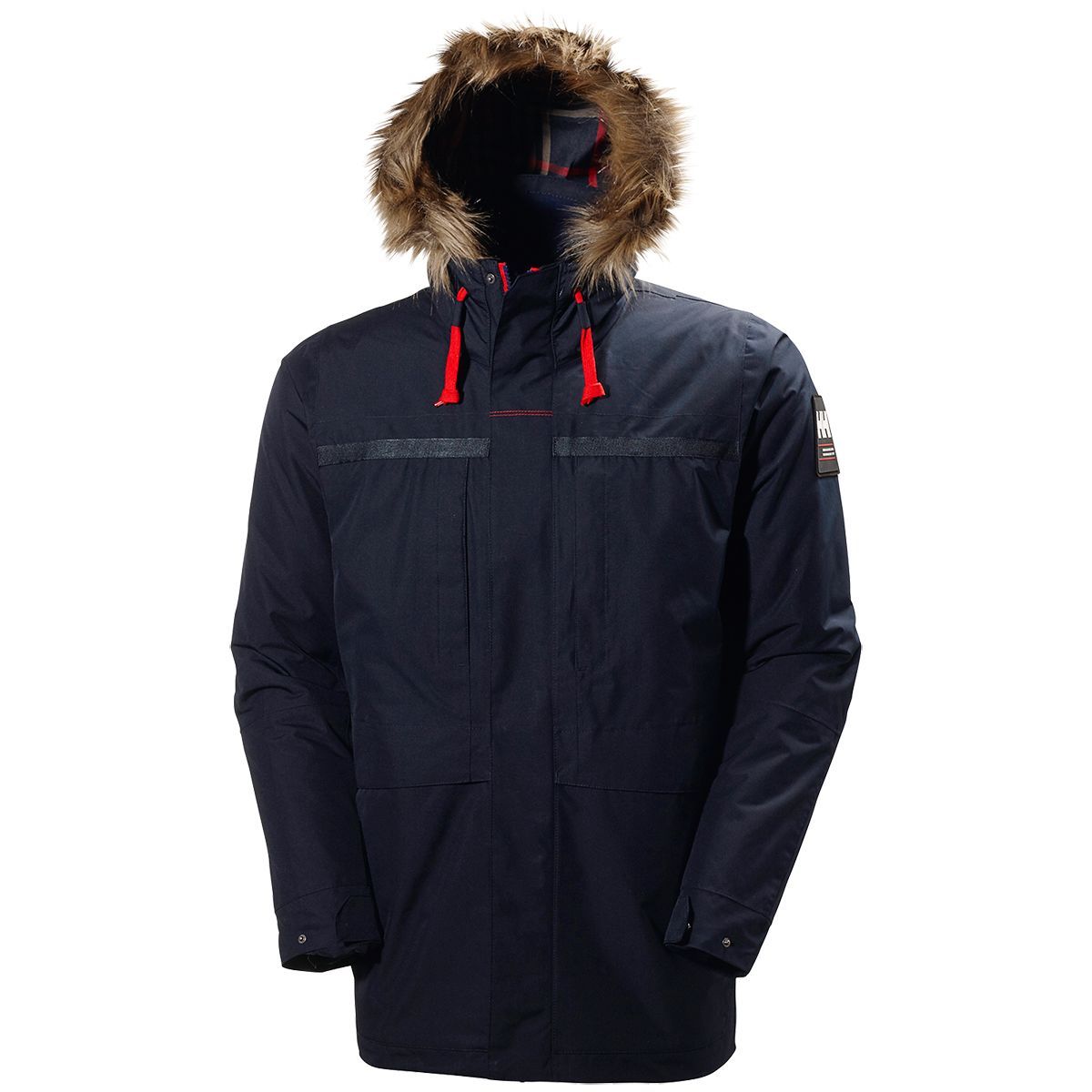 Image of Helly Hansen Coastal 2 Insulated Parka - Men's Navy, M