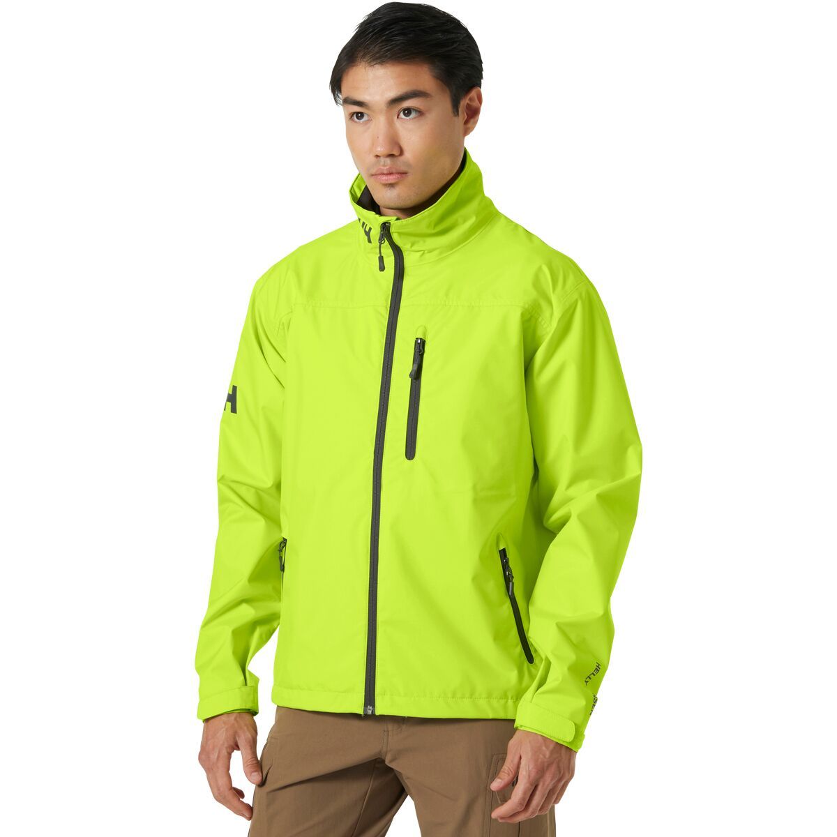 Helly Hansen Crew Jacket - Men's Azid Lime, XXS