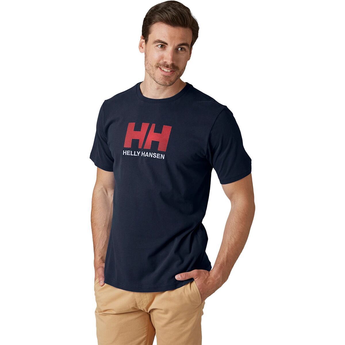 Helly Hansen Logo Short-Sleeve T-Shirt - Men's Navy, XL